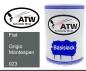 Preview: Fiat, Grigio Montespan, 023: 500ml Lackdose, von ATW Autoteile West.